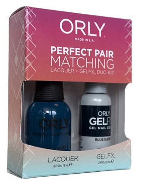 Orly Gel Matching Set #31204 - Blue Suede