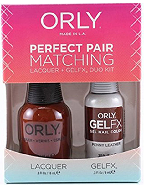 Orly Gel Matching Set # 31211 - Penny Leather