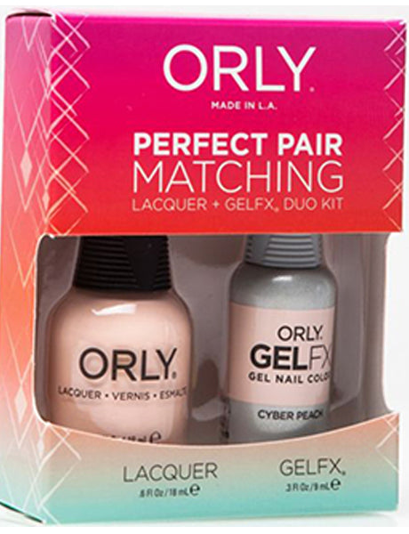 Orly Gel Matching Set # 31225 - Cyber Peach