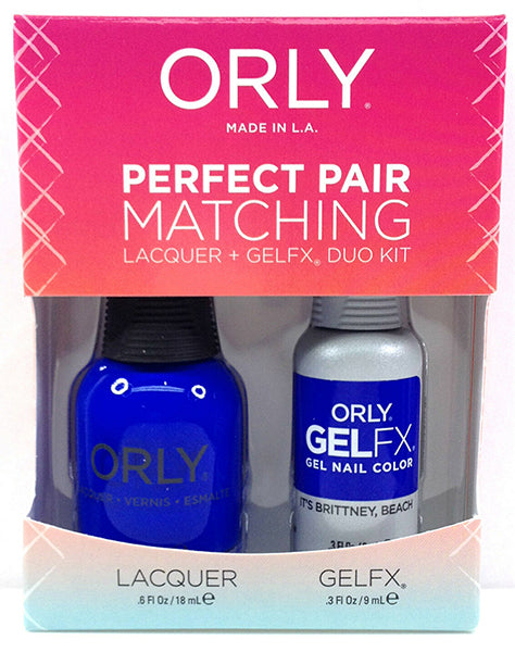 Orly Gel Matching Set # 3500005 - It's Brittney, Beach
