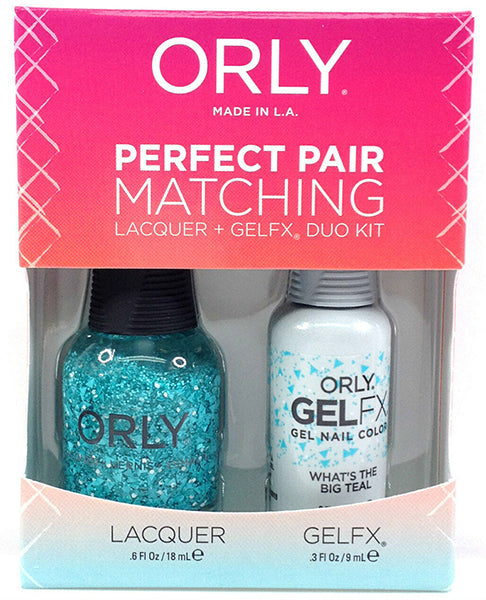 Orly Gel Matching Set #3500006 - What's the Big Teal