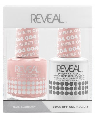 Reveal Duo Gel and Nail Lacquer Set - 004 Oh So Sheer