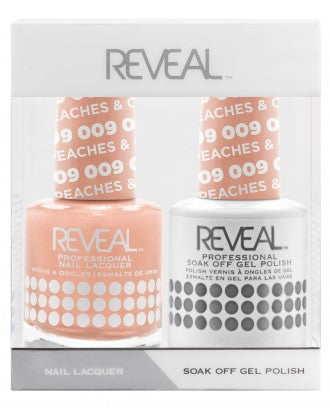 Reveal Duo Gel and Nail Lacquer Set - 009 Peaches & Cream