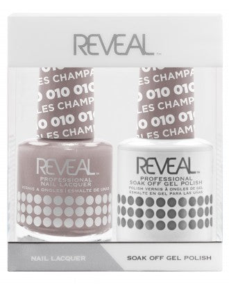 Reveal Duo Gel and Nail Lacquer Set - 010 Champagne Bubbles