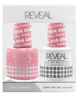 Reveal Duo Gel and Nail Lacquer Set - 014 Pink Petal