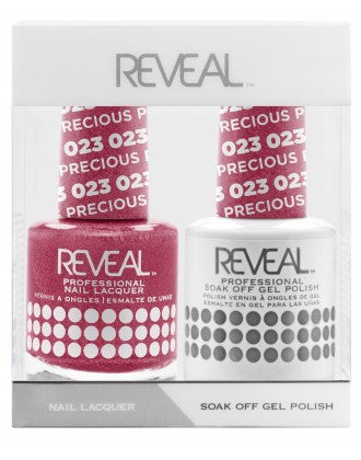 Reveal Duo Gel and Nail Lacquer Set - 023 Precious Petunias