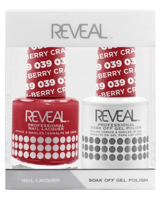 Reveal Duo Gel and Nail Lacquer Set - 039 CranBerry