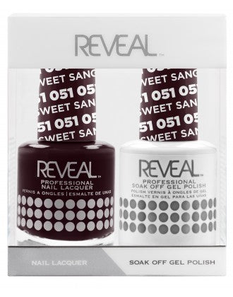 Reveal Duo Gel and Nail Lacquer Set - 051 Sweet Sangria