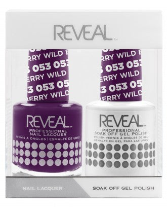 Reveal Duo Gel and Nail Lacquer Set - 053 Wild Berry