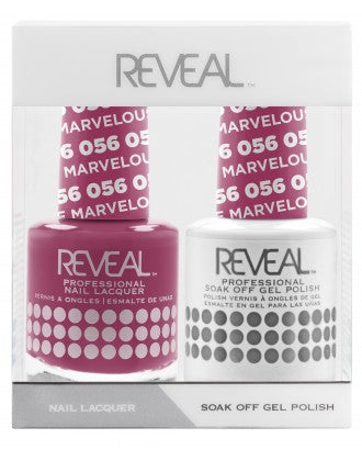 Reveal Duo Gel and Nail Lacquer Set - 056 Marvelous Mauve