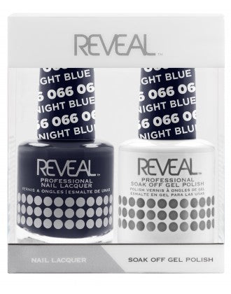 Reveal Duo Gel and Nail Lacquer Set - 066 Midnight Blue