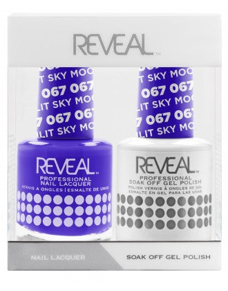 Reveal Duo Gel and Nail Lacquer Set - 067 Moonlit Sky