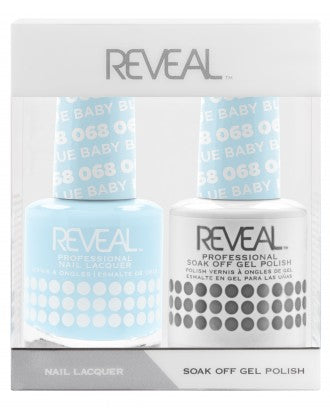 Reveal Duo Gel and Nail Lacquer Set - 068 Baby Blue