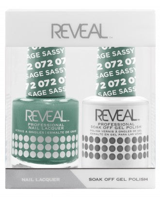 Reveal Duo Gel and Nail Lacquer Set - 072 Sassy Sage