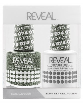 Reveal Duo Gel and Nail Lacquer Set - 074 Emerald City
