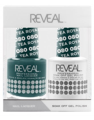 Reveal Duo Gel and Nail Lacquer Set - 080 Royal Teal