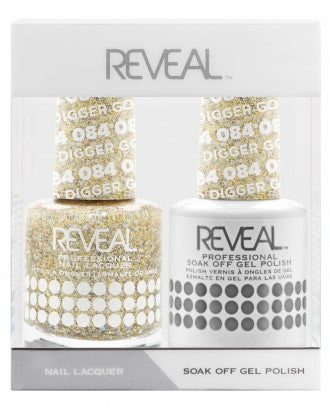 Reveal Duo Gel and Nail Lacquer Set - 084 Gold Digger