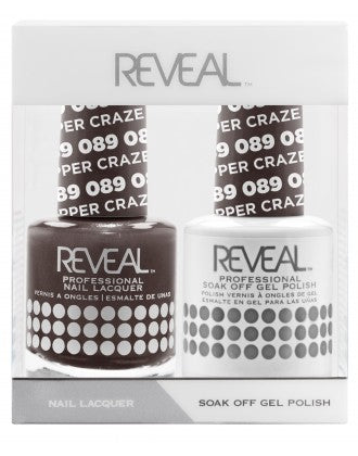 Reveal Duo Gel and Nail Lacquer Set - 089 Copper Craze