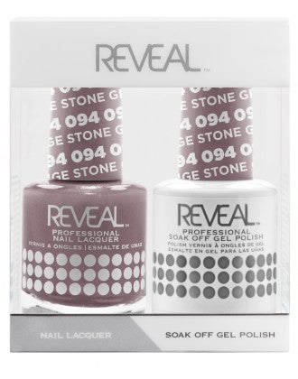 Reveal Duo Gel and Nail Lacquer Set - 094 Greige Stone