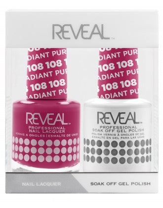 Reveal Duo Gel and Nail Lacquer Set - 108 Radiant Purple