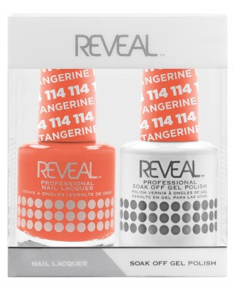 Reveal Duo Gel and Nail Lacquer Set - 114 Tangerine Dream
