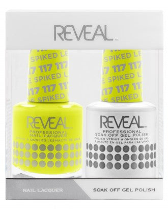 Reveal Duo Gel and Nail Lacquer Set - 117 Spiked Lemonade