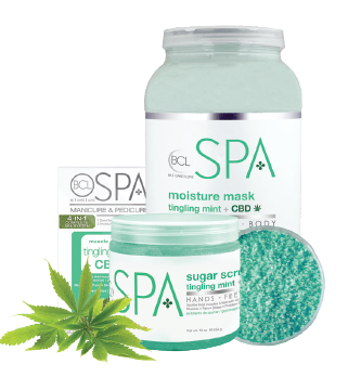BCL Spa Dead Sea Salt Soak Tingling Mint (128 oz)