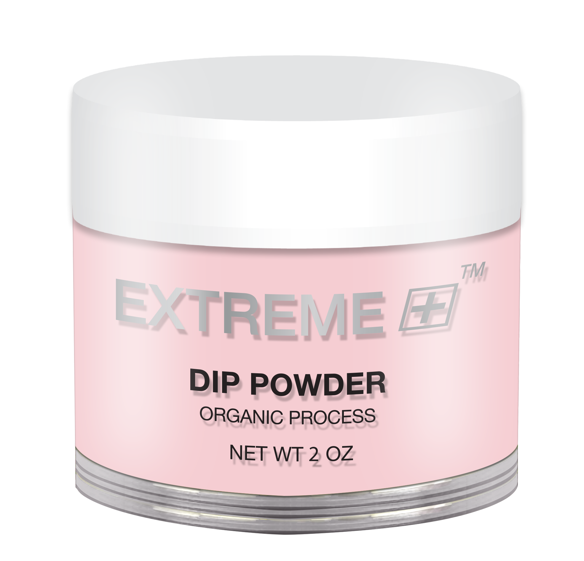 EXTREME+ Dipping Powder Organic - Pink & White: Blush Pink - 2 oz
