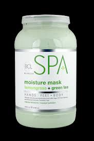 BCL Spa Moisture Mask Lemongrass & Green Tea (128 oz) - Case of 4
