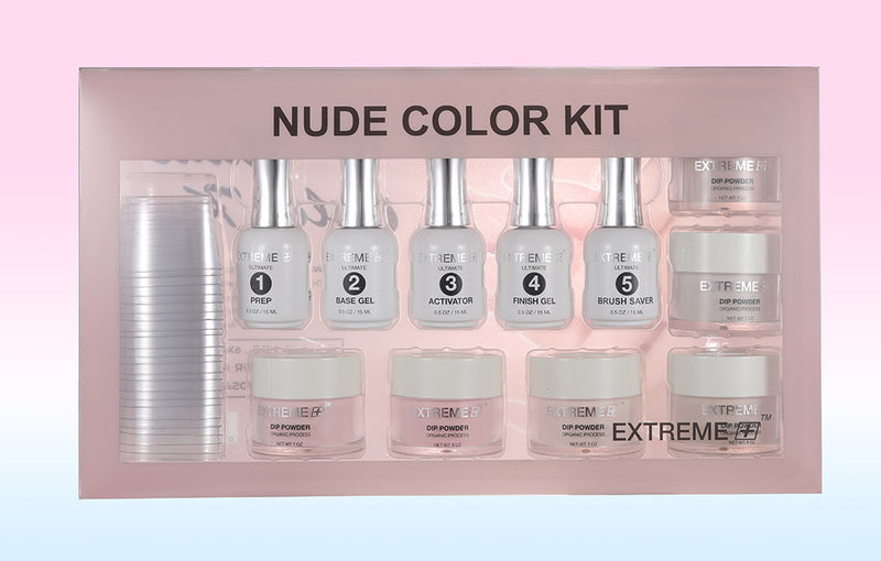 EXTREME+ Nude Color Dipping Powder Kit