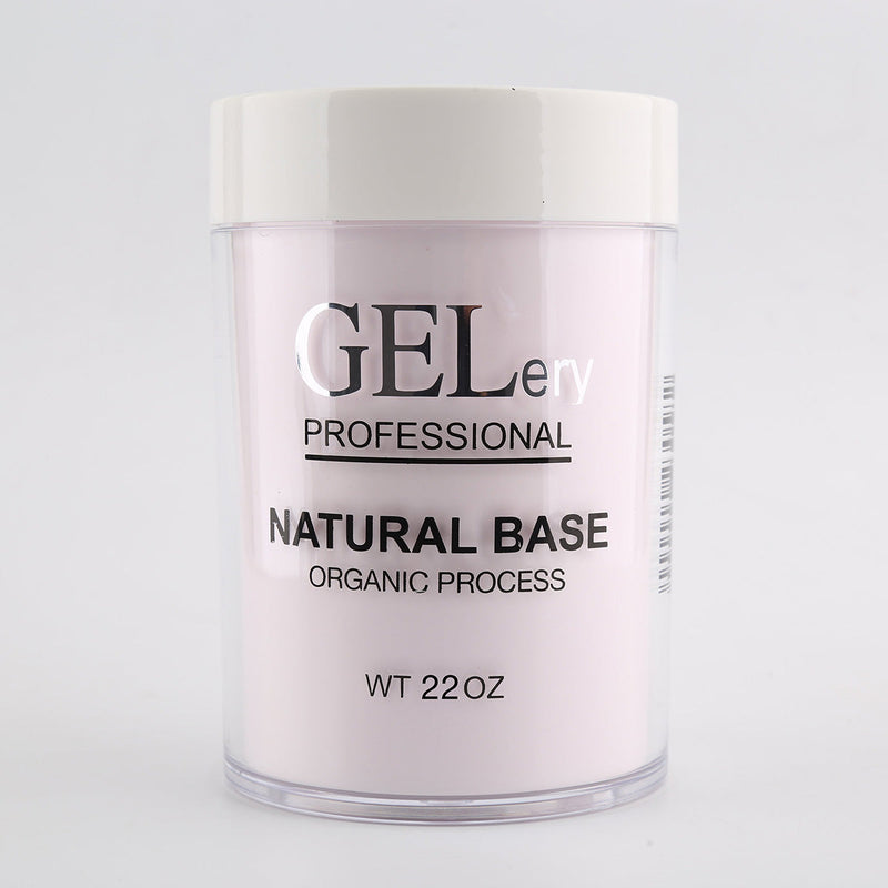 GELery Organic Dip Powder Pink & White 22oz - Natural Base