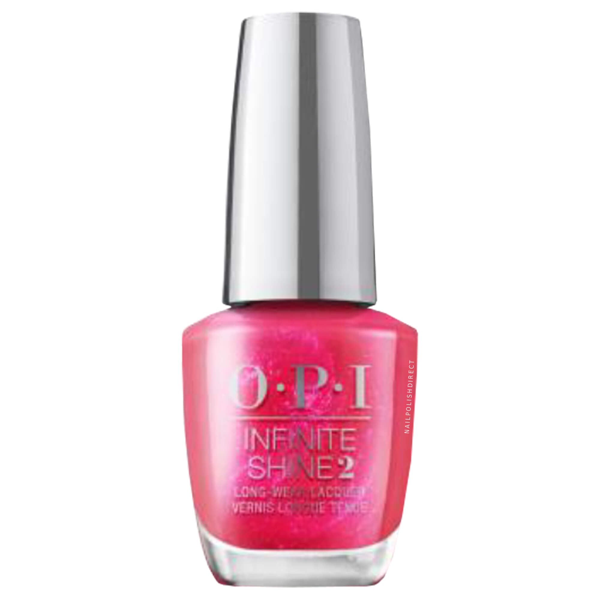 OPI Infinite Shine Polish Malibu Summer Collection 2021 - ISLN84 Strawberry Waves Forever