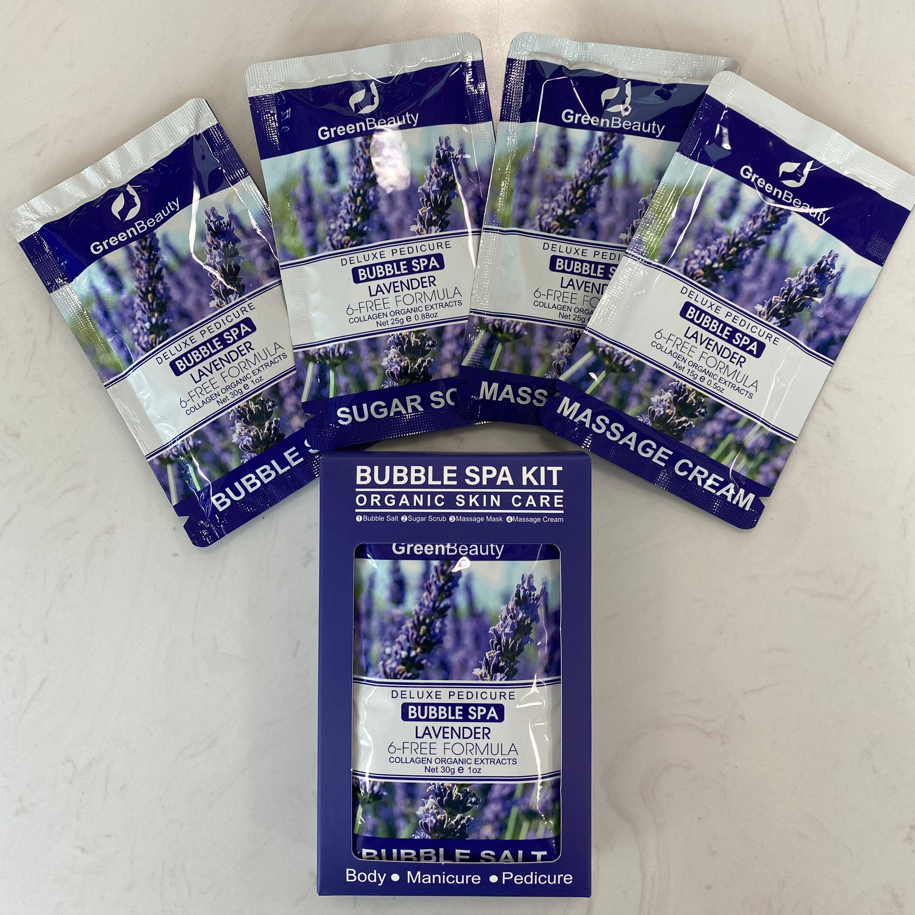 GreenBeauty Spa Bubble 4 In 1 - Lavender - 1 Kit
