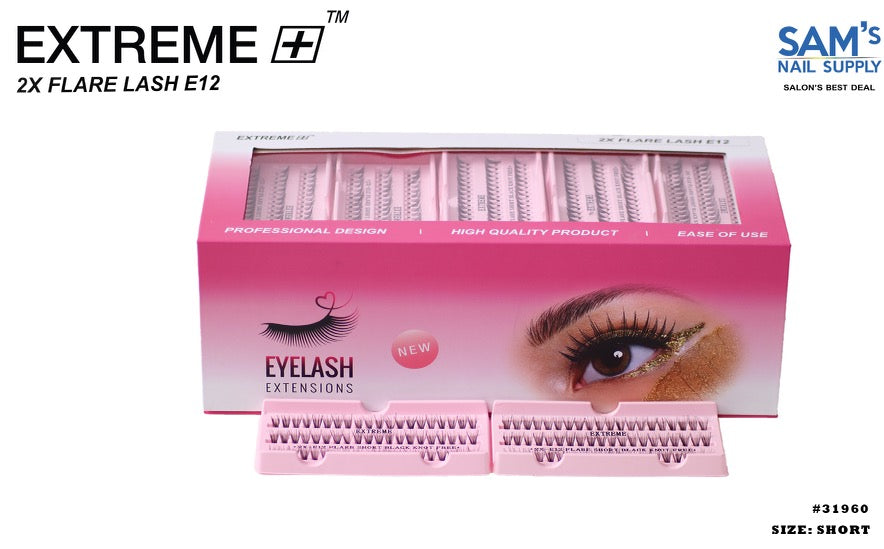Extreme 2X Flare Lash E12 Ngắn - Hộp