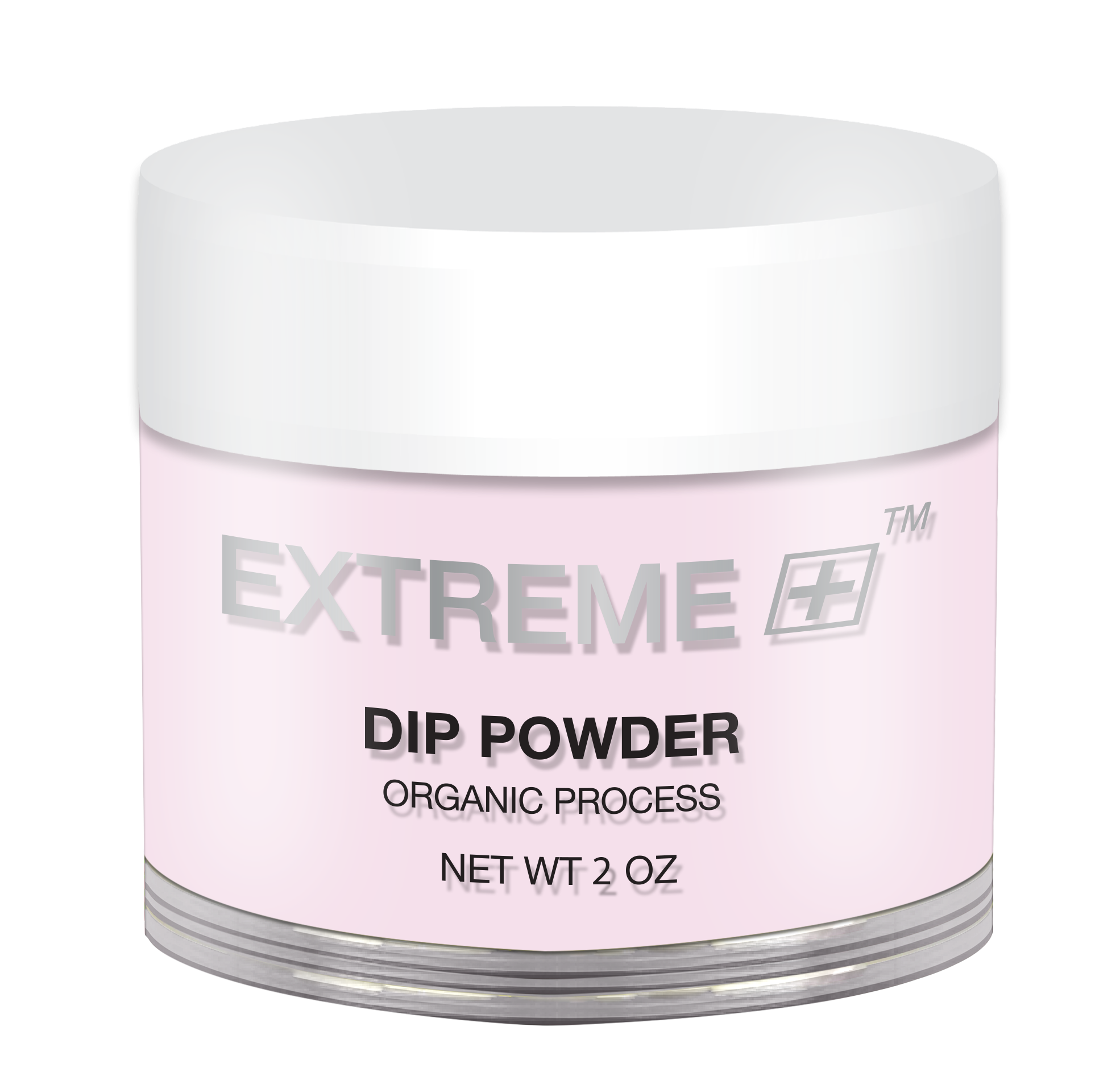 EXTREME+ Dipping Powder Organic - Pink & White: Pure Pink - 2 oz