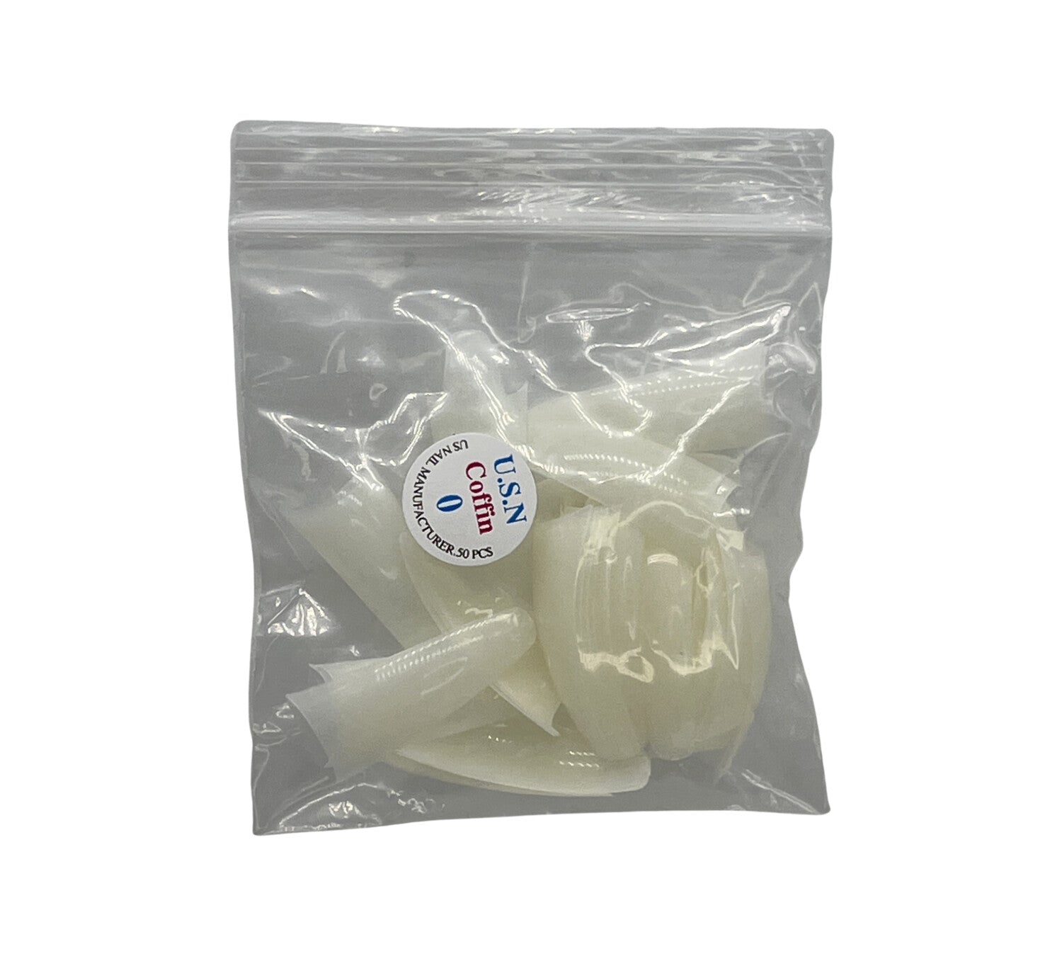 USN Straight Coffin Natural Tips