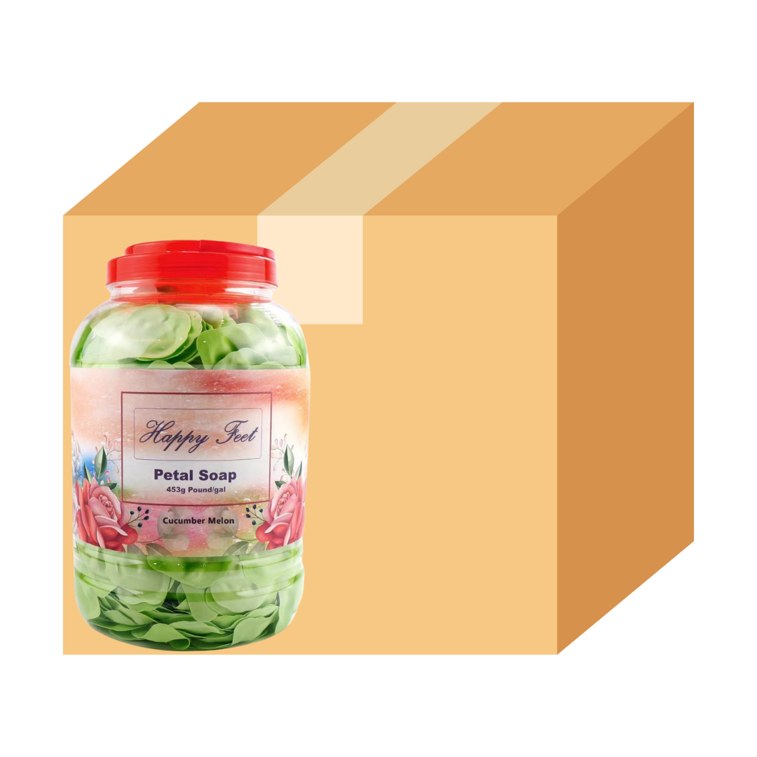 HappyFeet Petal Soak For Spa - Cucumber Melon - Case of 4