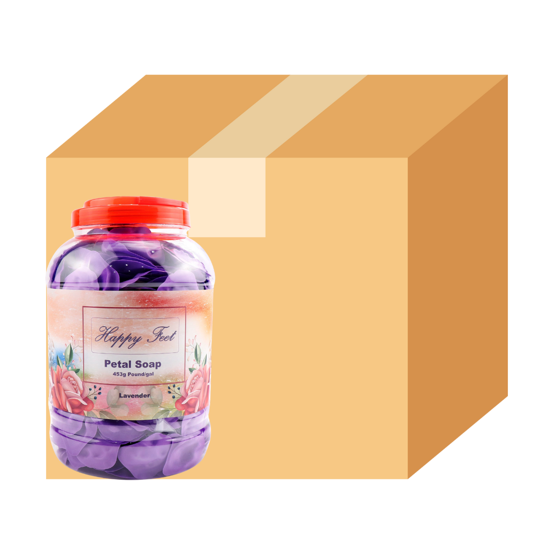 HappyFeet Petal Soak For Spa - Lavender - Case of 4