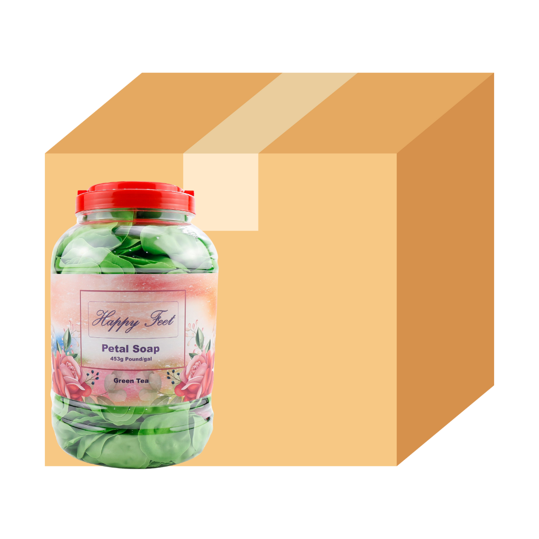 HappyFeet Petal Soak For Spa - Green Tea - Case of 4