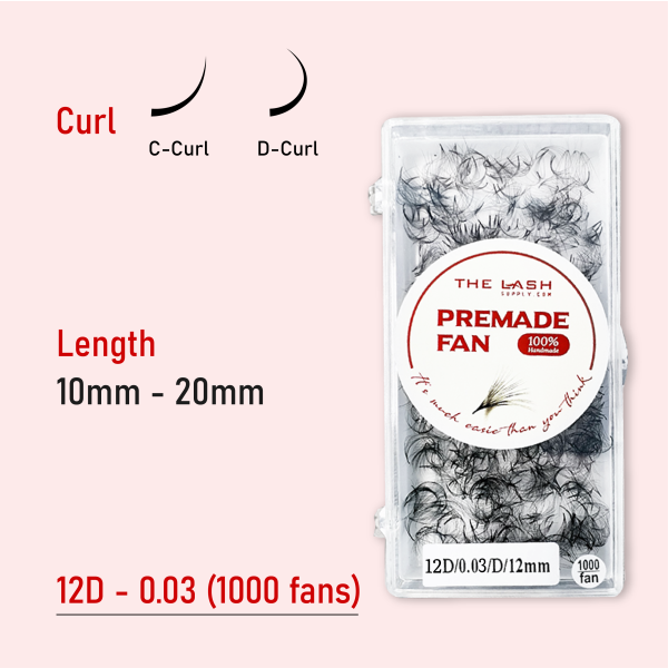 12D 0.03 (1000 fans - Bulk) - 11mm - D