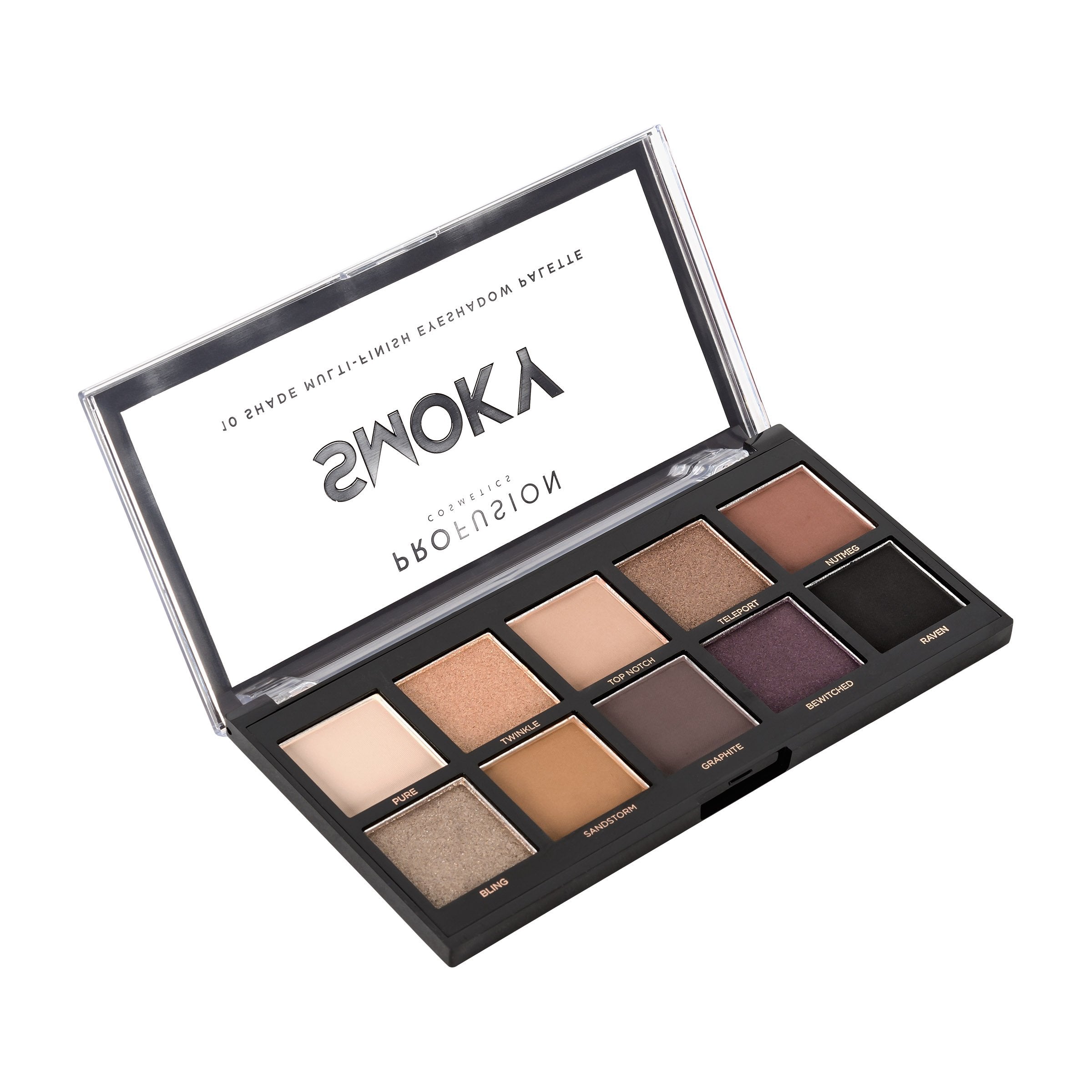 Smoky 10 shade palette