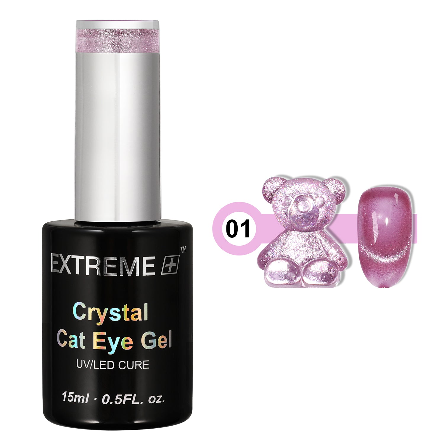 Extreme+ Crystal Cat Eye Gel #1