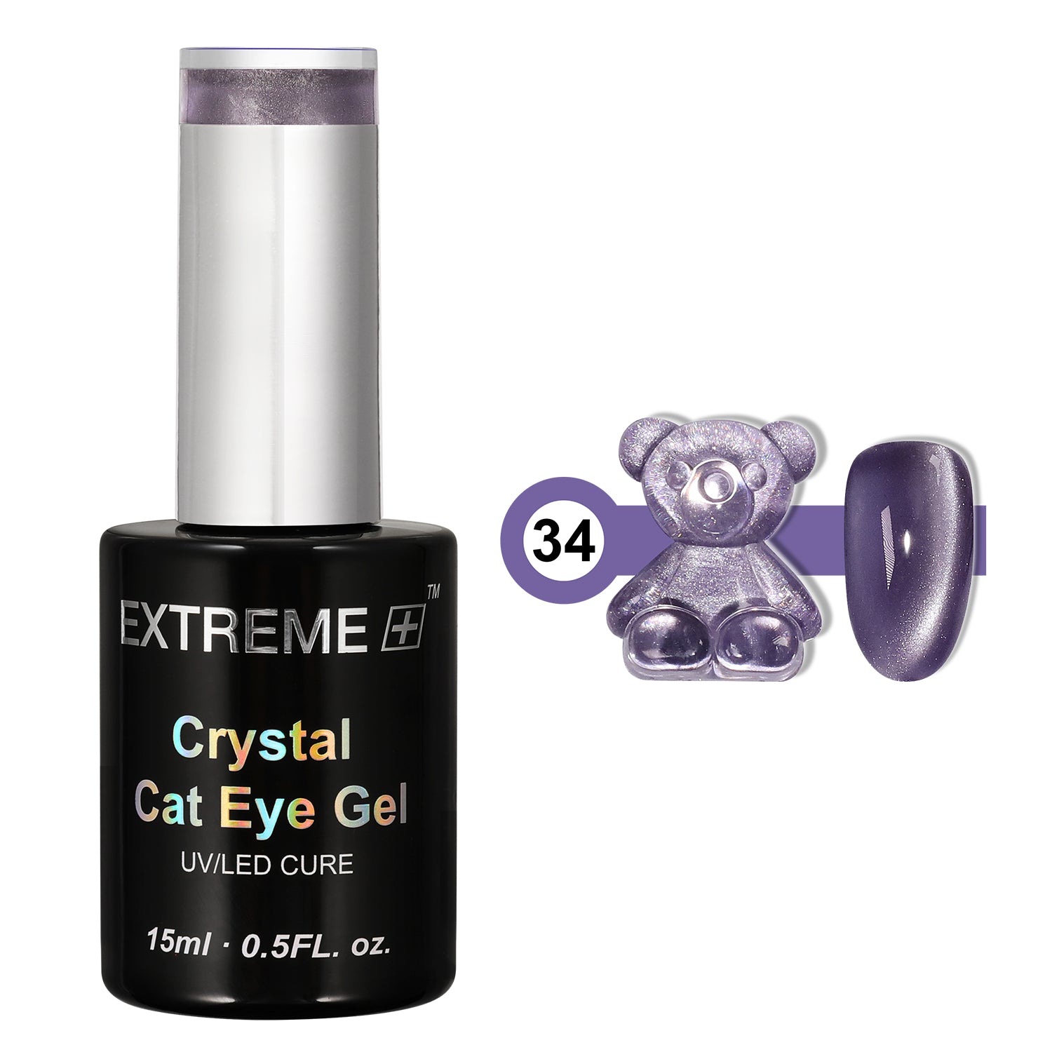 Extreme+ Crystal Cat Eye Gel #34