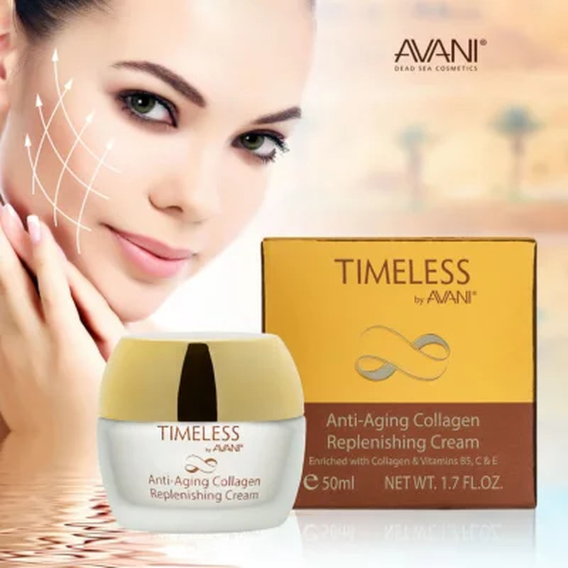 AVANI Dead Sea Anti-Aging Collagen Replenishing Cream, 1.7 Oz., 2 Pk.
