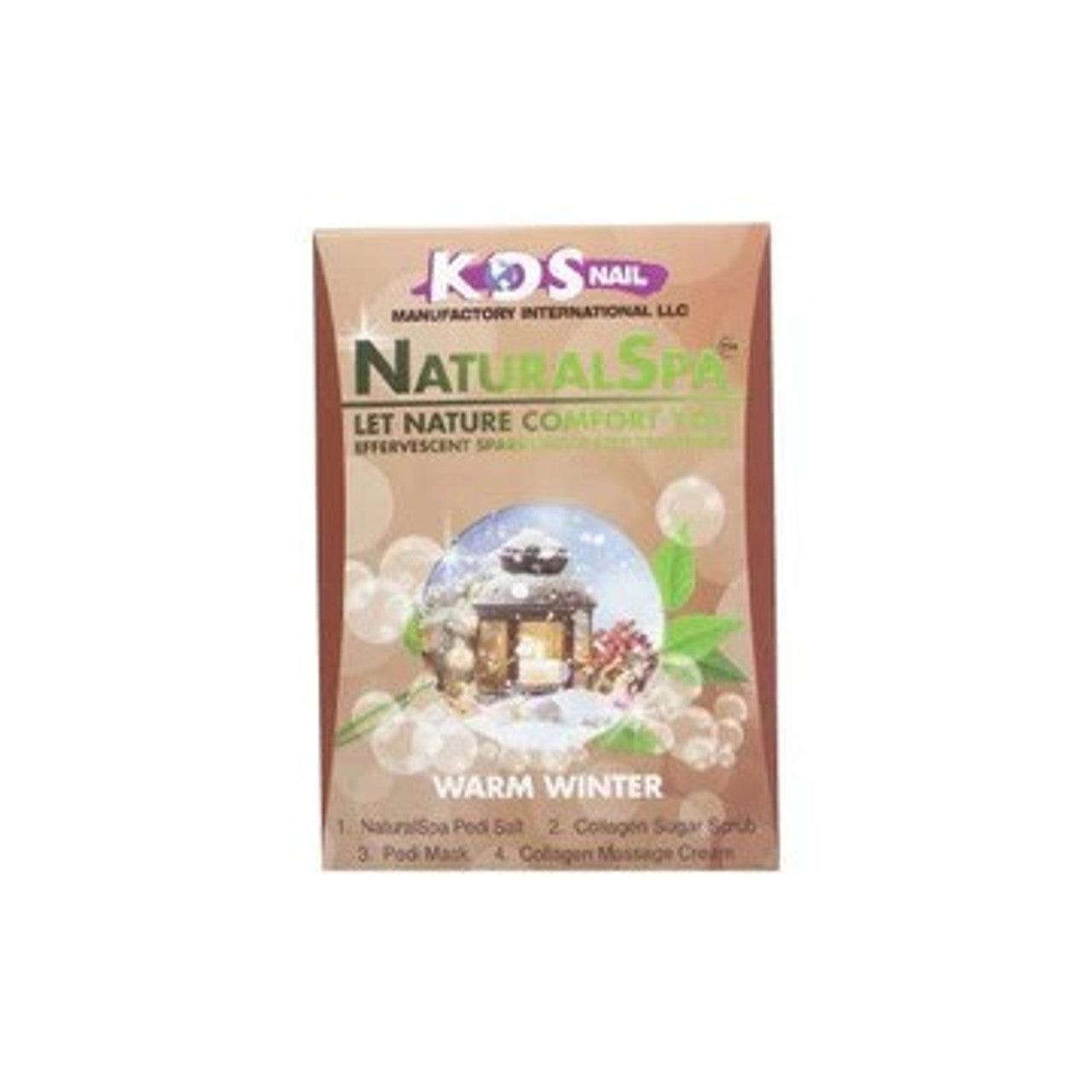 KDS Deluxe Pedicure 4 Step - Warm Winter - Case of 88