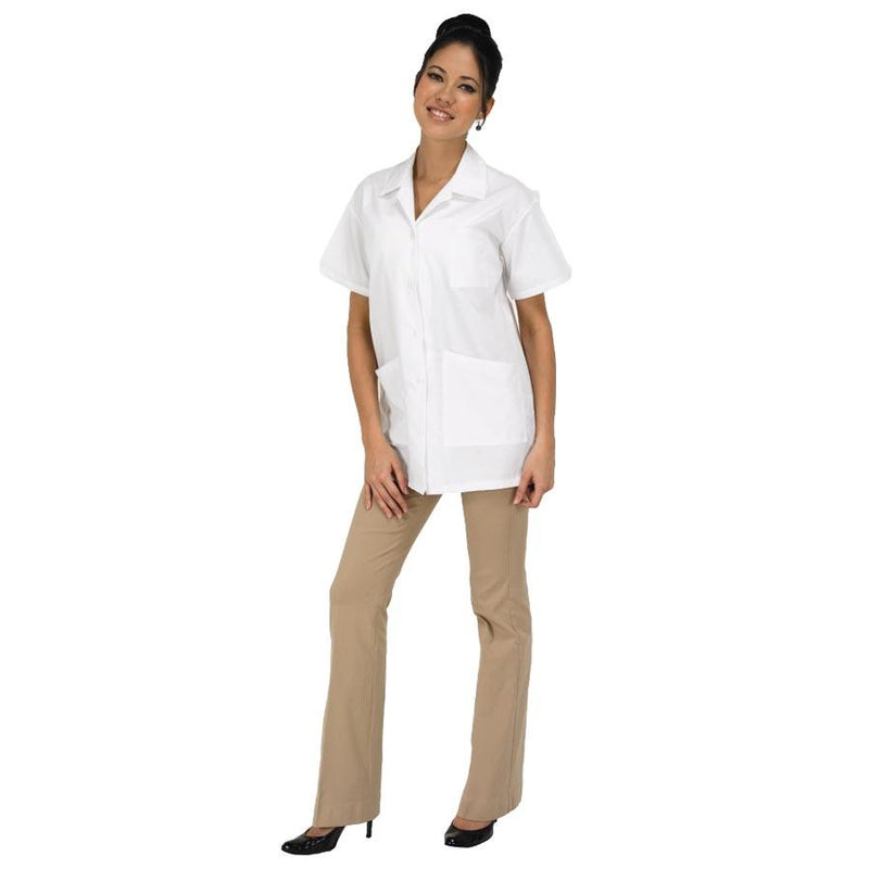 White Nail Technician Uniform - Size L