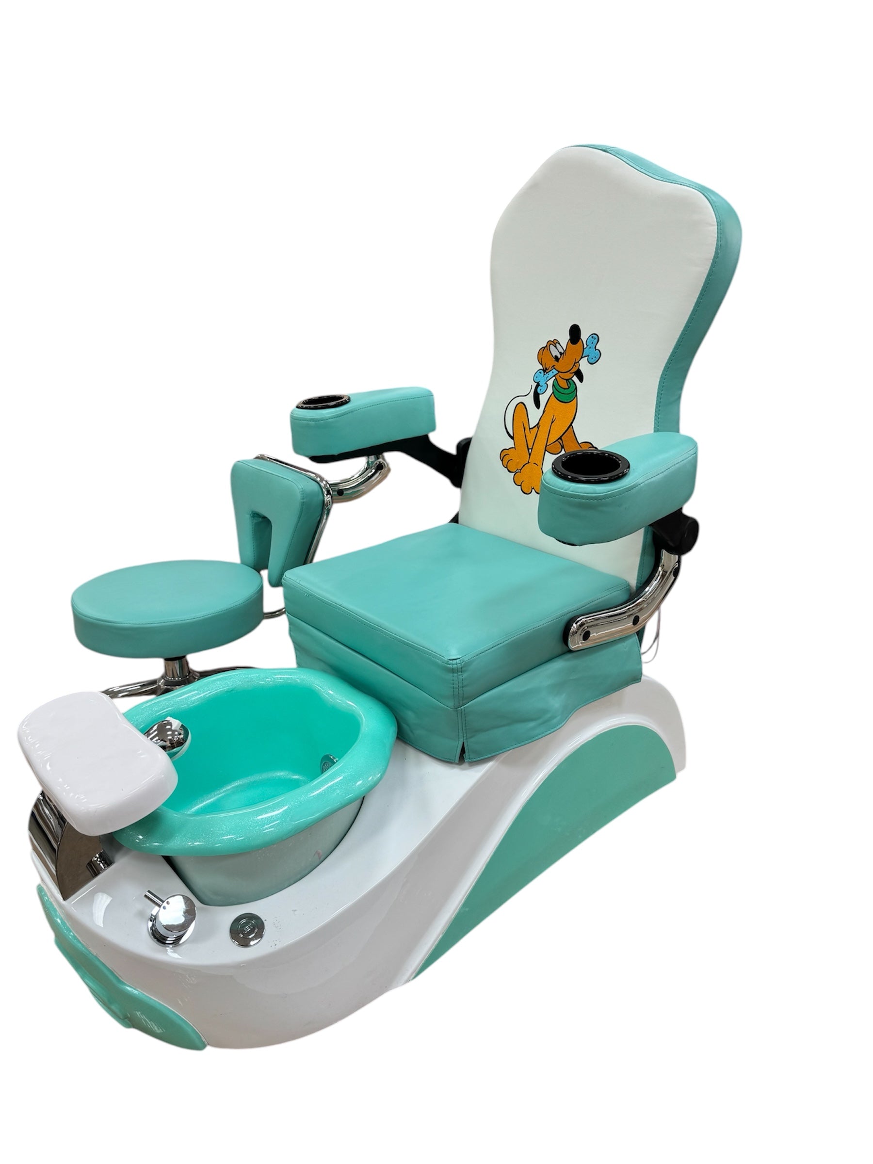 Kid Spa Chair with Stool - Green