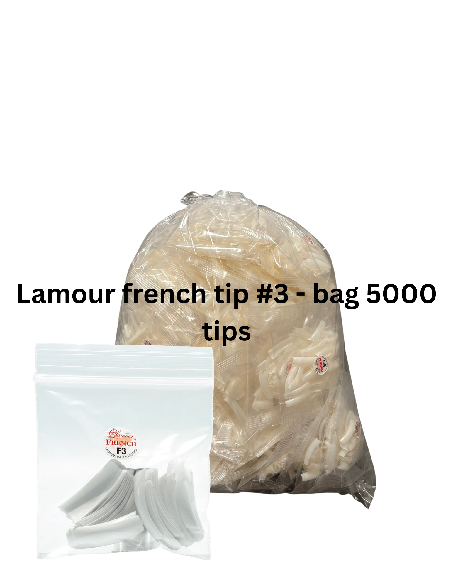 Lamour French Tips # 3 - Big Bag / 5000 Tips