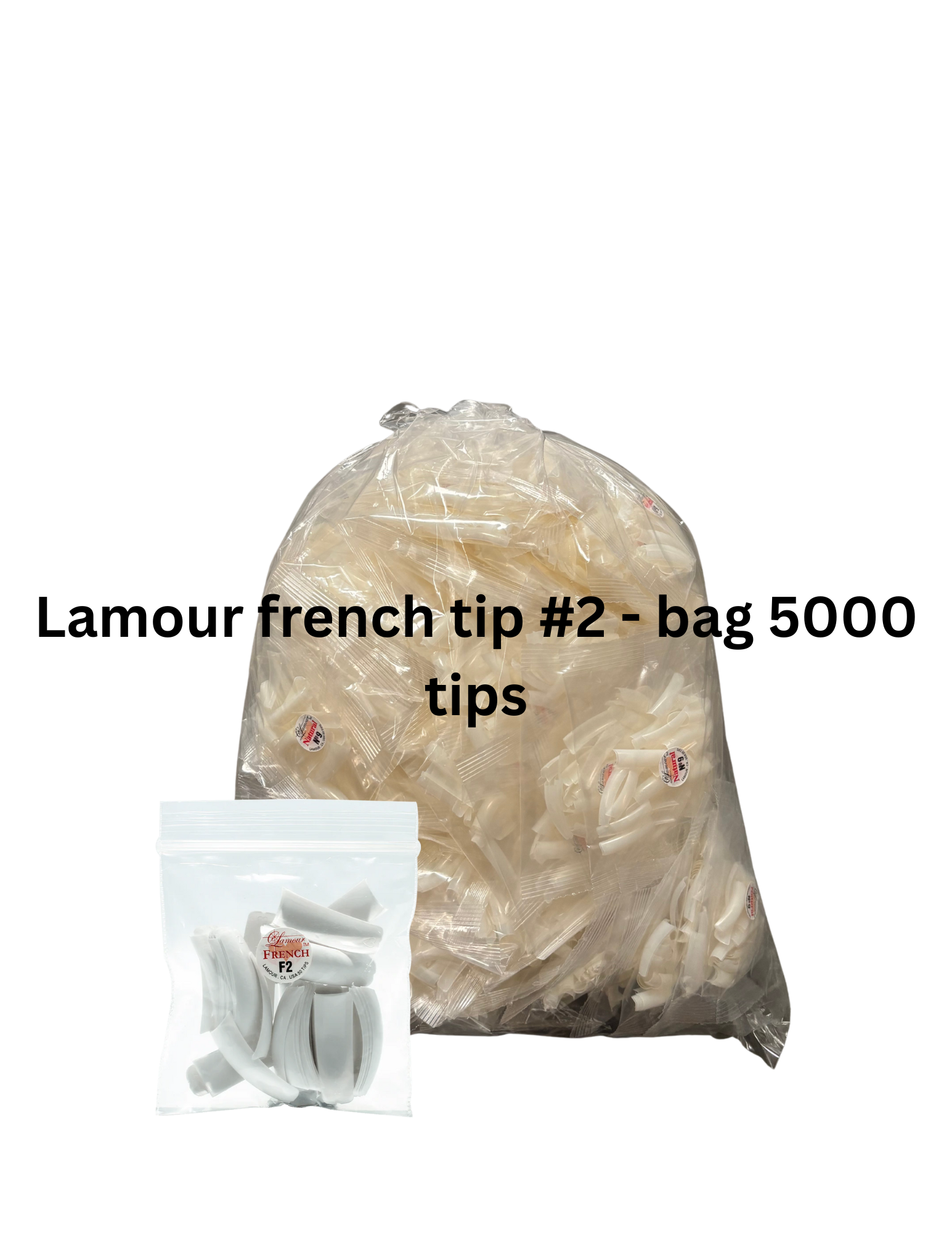 Lamour French Tips # 2 - Big Bag / 5000 Tips