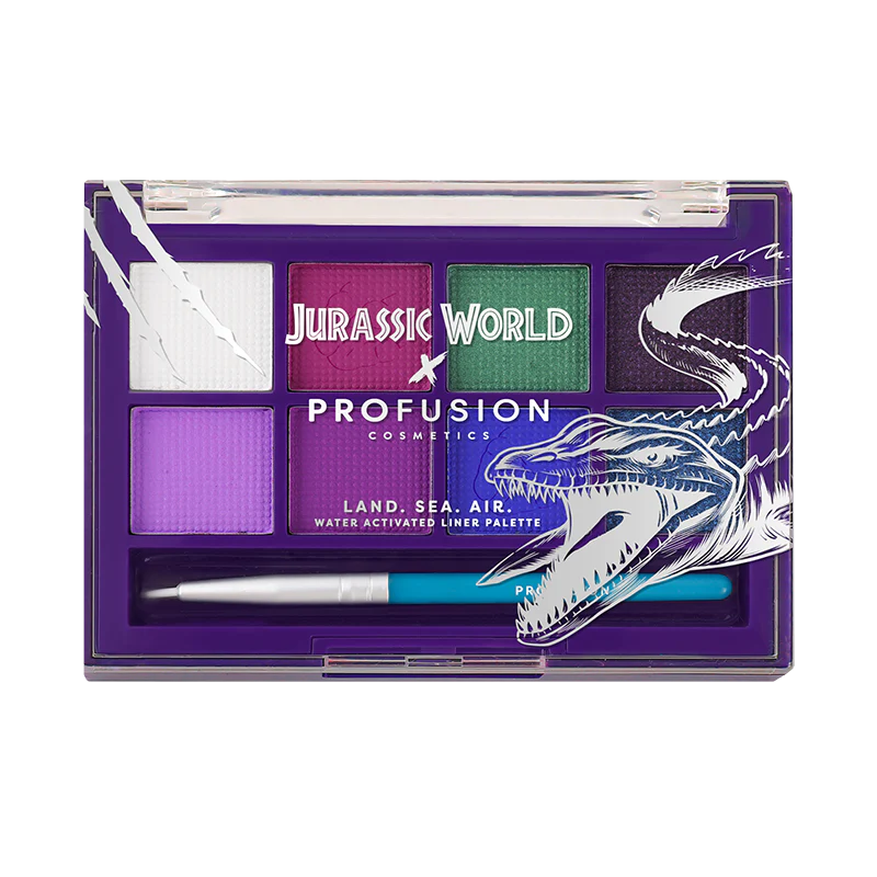 Jurassic World | Land.Sea.Air Water Activated Liner Palette